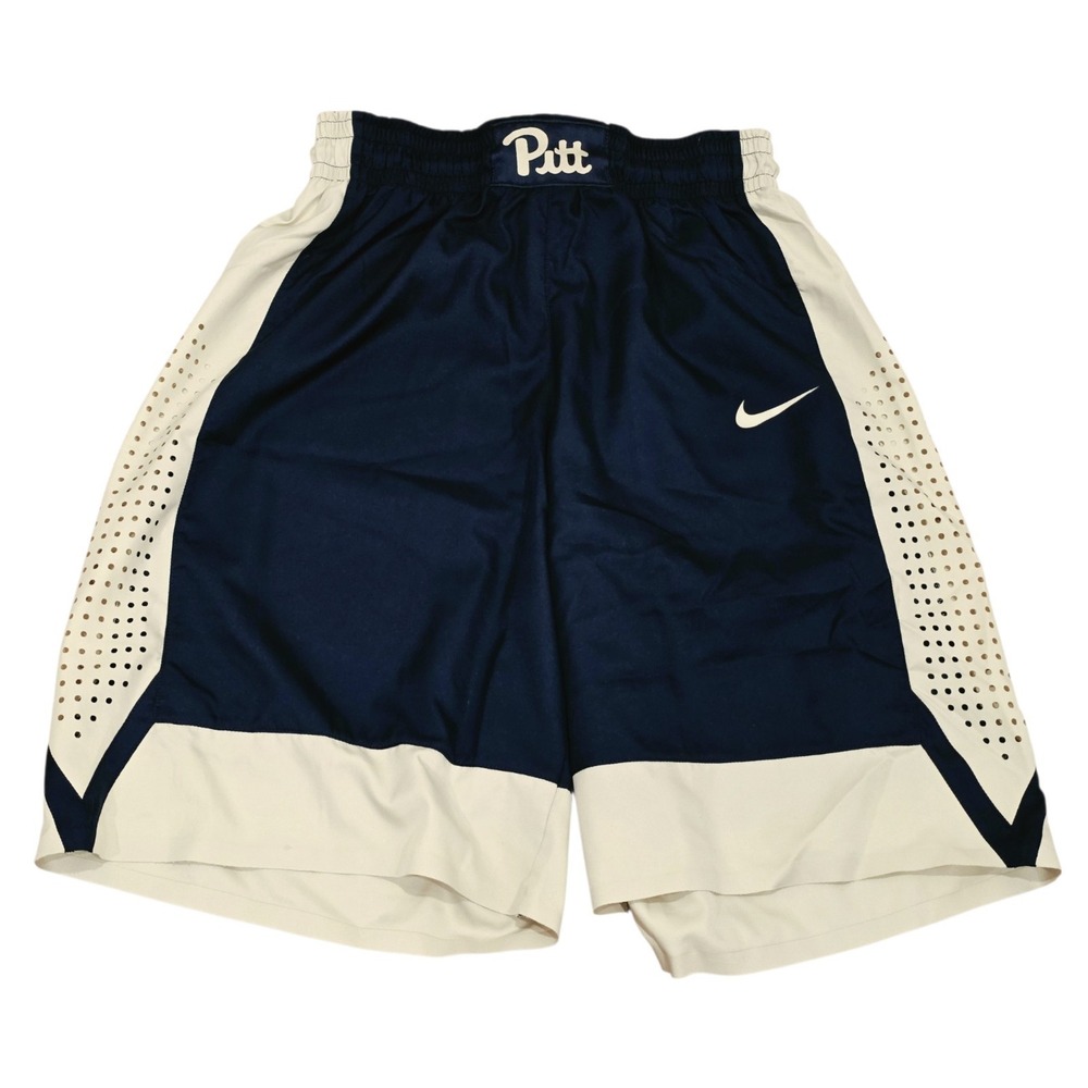 Nike Pitt Panthers Basketball Shorts Size 36 2016-17 Team Issued Navy Blue USA